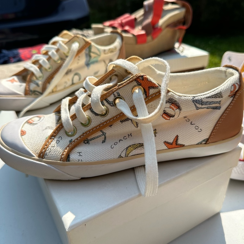 Coach Nautical Tennis Shoes